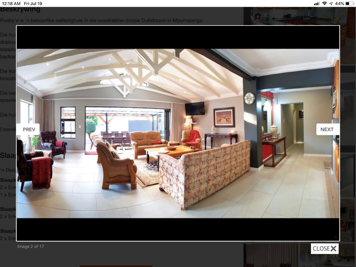 Holiday home Rueby's Dullstroom